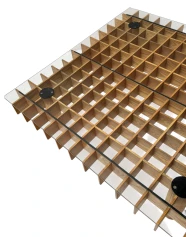 XL Kyoto Graphic Coffee Table by Gianfranco Frattini for Ghianda / Knoll, 1974